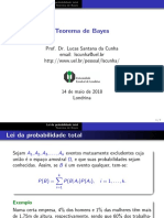 Teorema de Bayes e Lei da Probabilidade Total