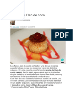 Recetas de Flanes