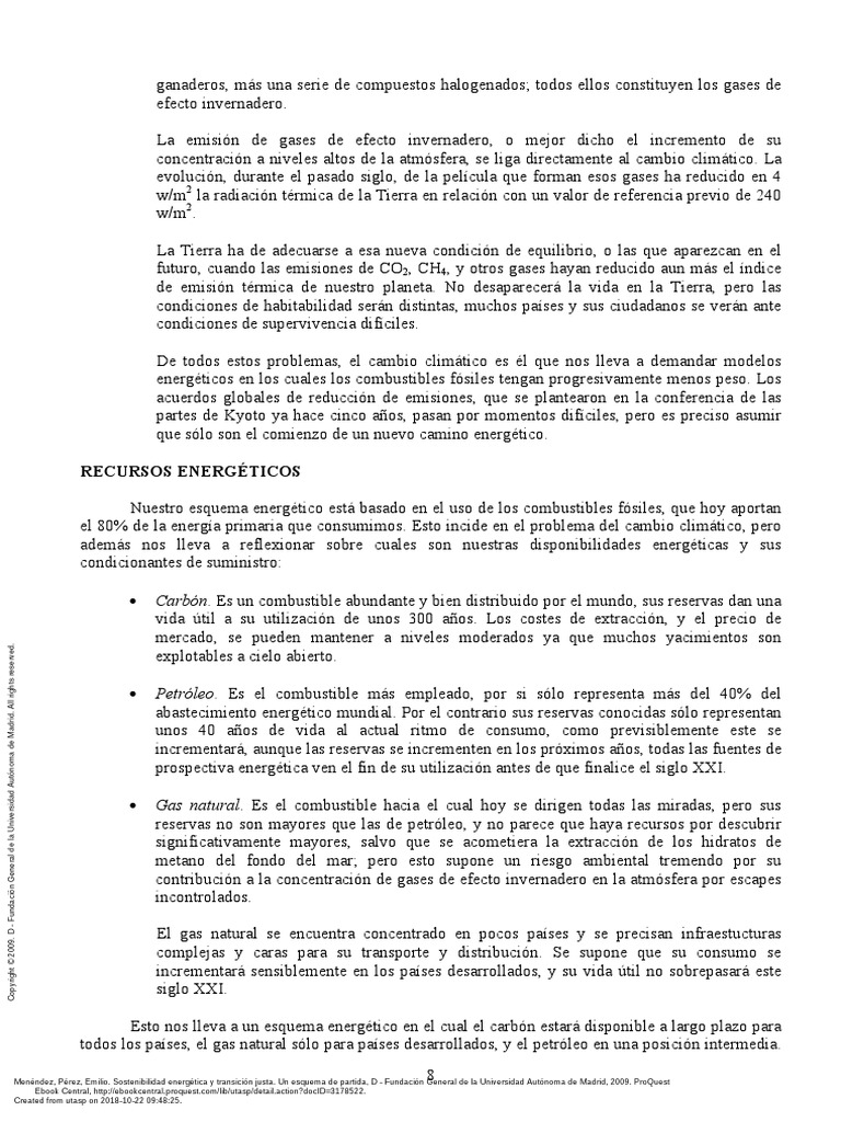 Sostenibilidad Energética y Transición Justa | PDF | Generación ...