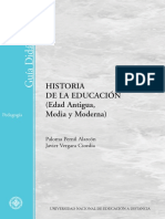 Historia de La EducaciA3n (Edad Antigurna) - Pernil AlarcA3n, Paloma(Author)
