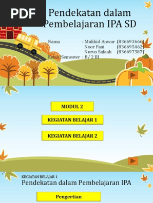 Modul 2 Pendekatan Dalam Pembelajaran Ipa Pdf
