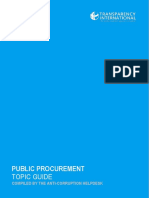 Public Procurement Topic Guide