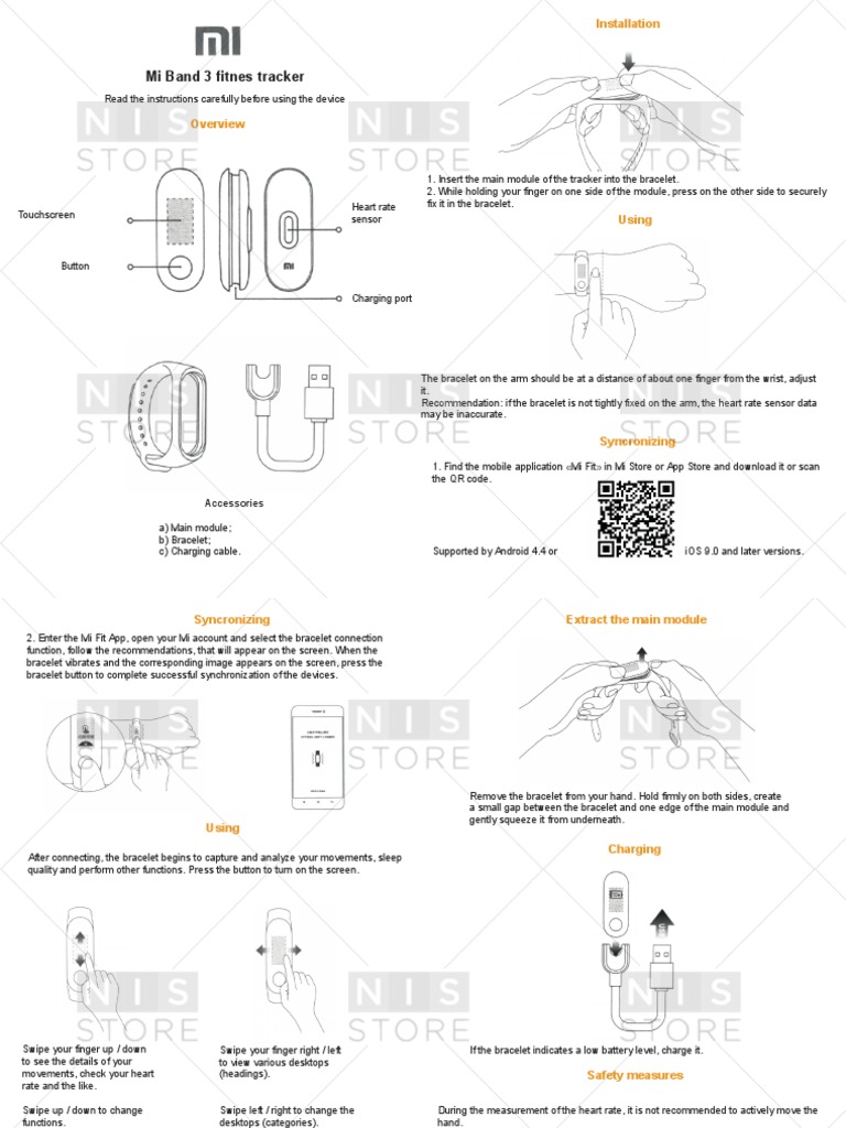Xiaomi my band инструкция