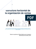 Unidad 2. Recurso 1. Texto. Estructura Horizontal de La Organización de Ventas