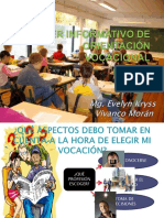 Taller Informativo de Orientación Vocacional