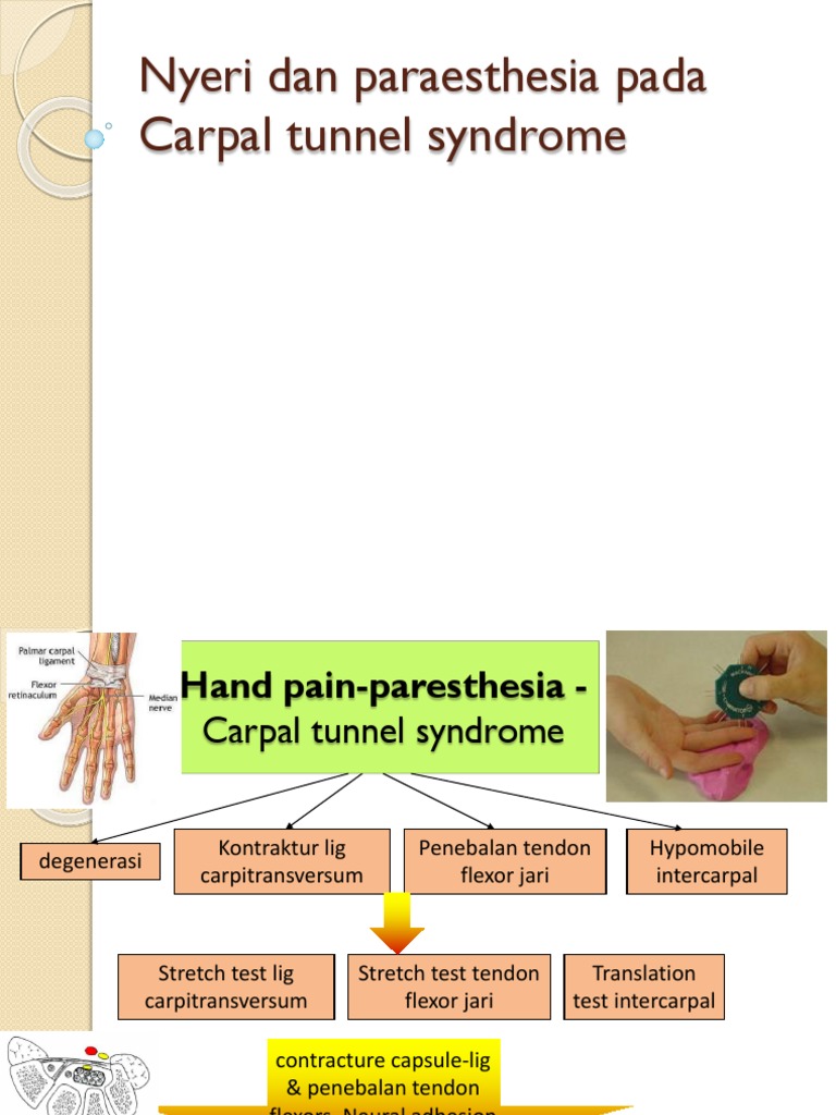 Nyeri Dan Paraesthesia CTS | PDF | Hand | Carpal Tunnel Syndrome