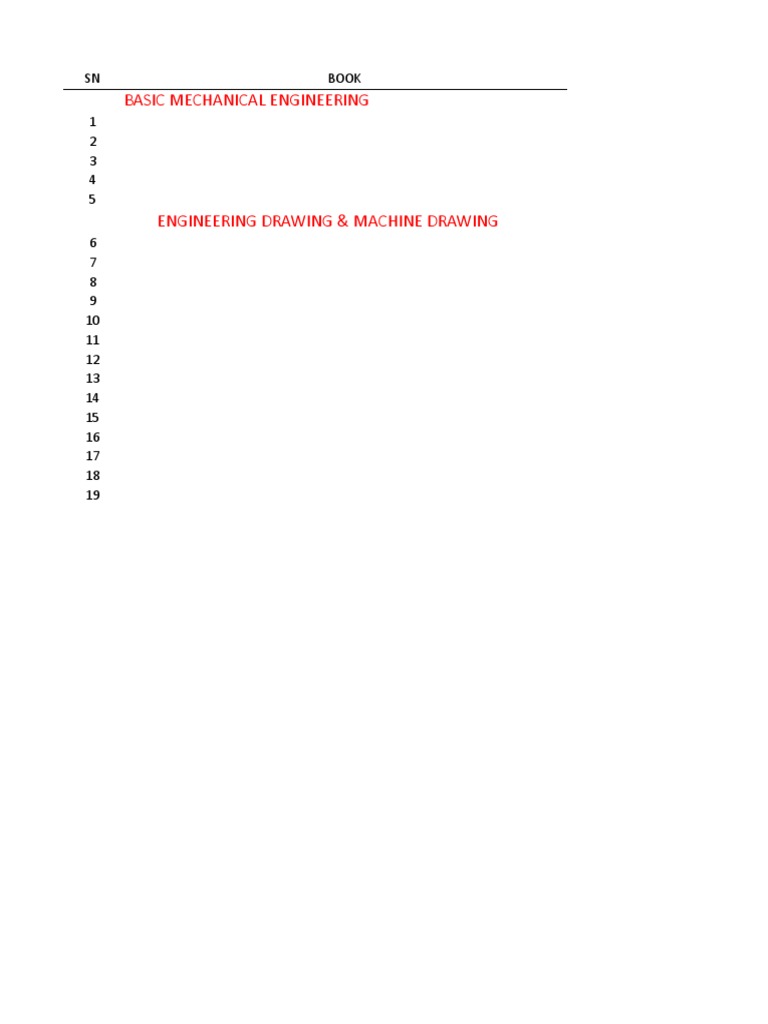 Book List | PDF