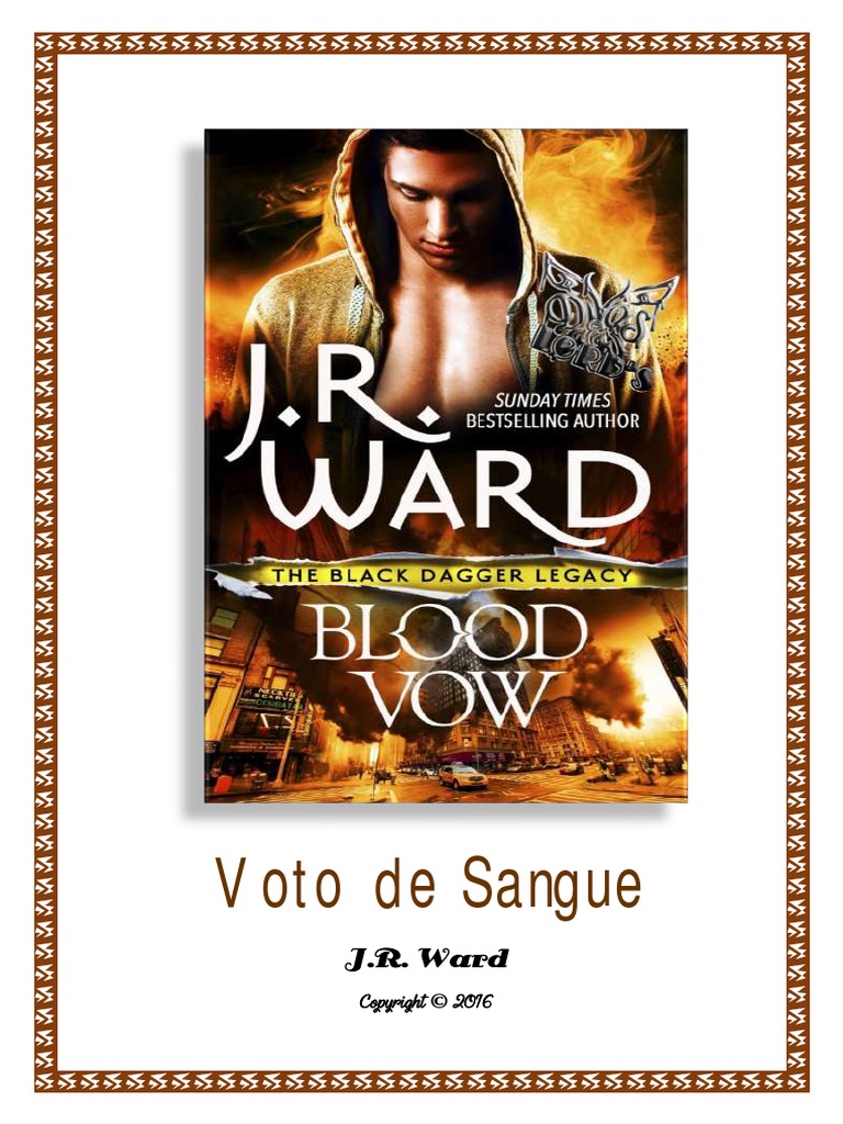 Legado Da Irmandade Da Adaga Negra Vol 02 - J. R. Ward - Voto de Sangue  'Blood Vow' | PDF | Vampiros | Humano, image size:768x1024