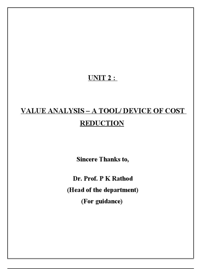 Advanced Cost Accounting PDF Value (Economics) Cost Accounting