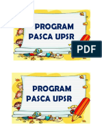 PASCA UPSR