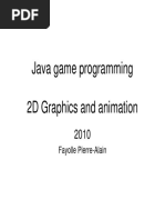 Java Game Programming 2D Graphics and Animation: Fayolle Pierre-Alain