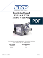 WP29 Water Pump Manual E2512A