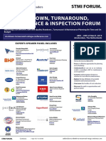 The Global Shutdown, Turnaround, Inspection & Maintenance Forum 28th-29th of March 2019 in Amsterdam, The Netherlands