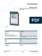 58. (6es7954-8lc02-0aa0) - Simatic s7, Memory Card for s7-1x00 Cpu