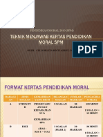 Teknik Menjawab Kertas Pendidikan Moral SPM