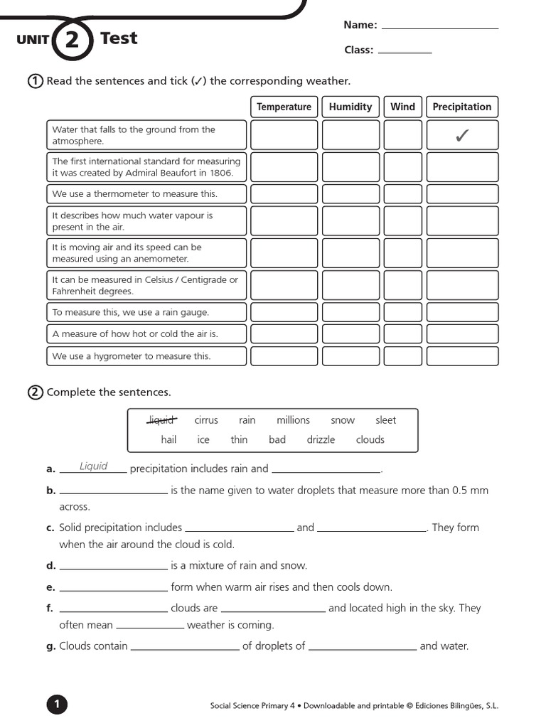 Unit 2 Pdf Pdf Fahrenheit Climate
