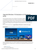 Upgrade Windows 10 Evaluation To Full Version