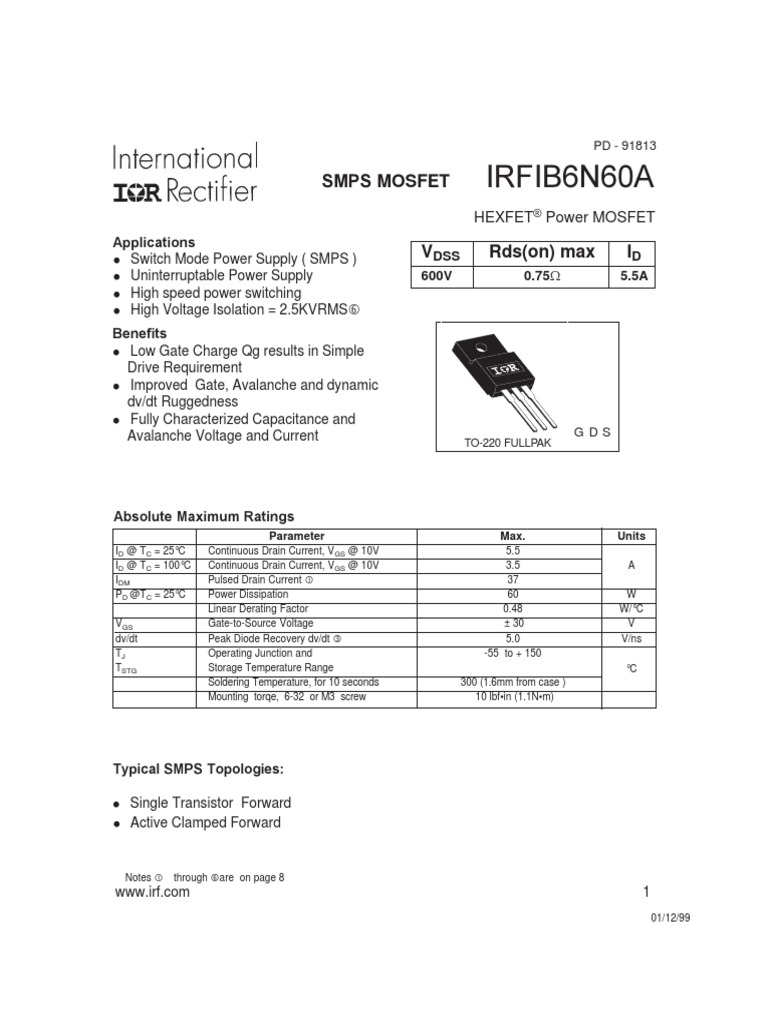 6n60a PDF | PDF