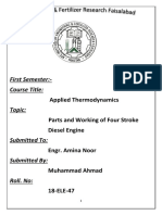 First Semester:-Course Title: Applied Thermodynamics Topic
