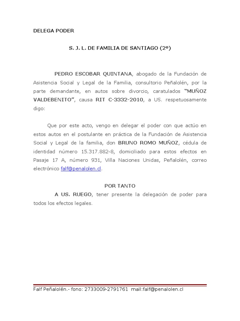 Delega poder