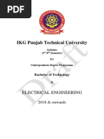 2-5-18 B - Tech - Electrical Engineering From 3rd To 8th Semester PDF