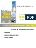 Program 24 FIRST-ORDER DIFFERENTIAL EQUATIONS