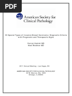 33 Special Types of Invasive Breast Carcinoma Diagnostic Criteria