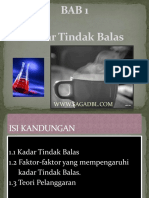 Bab 1 Kadar Tindak Balas