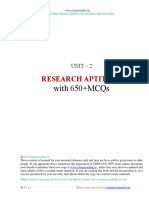 Research Aptitude With 650+ MCQs