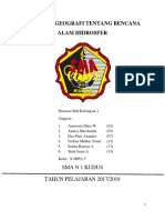 Makalah Geografi Tentang Bencana Alam Hidrosfer