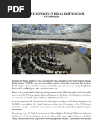 India Set to Win Election to UN Human Rights Council Unopposed