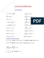 Tabla de Integrales PDF