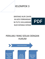 PKN Perilaku Sesuai Dengan Hukum