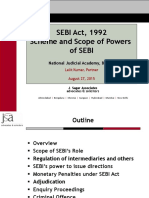 Scheme & Scope of Power of SEBI