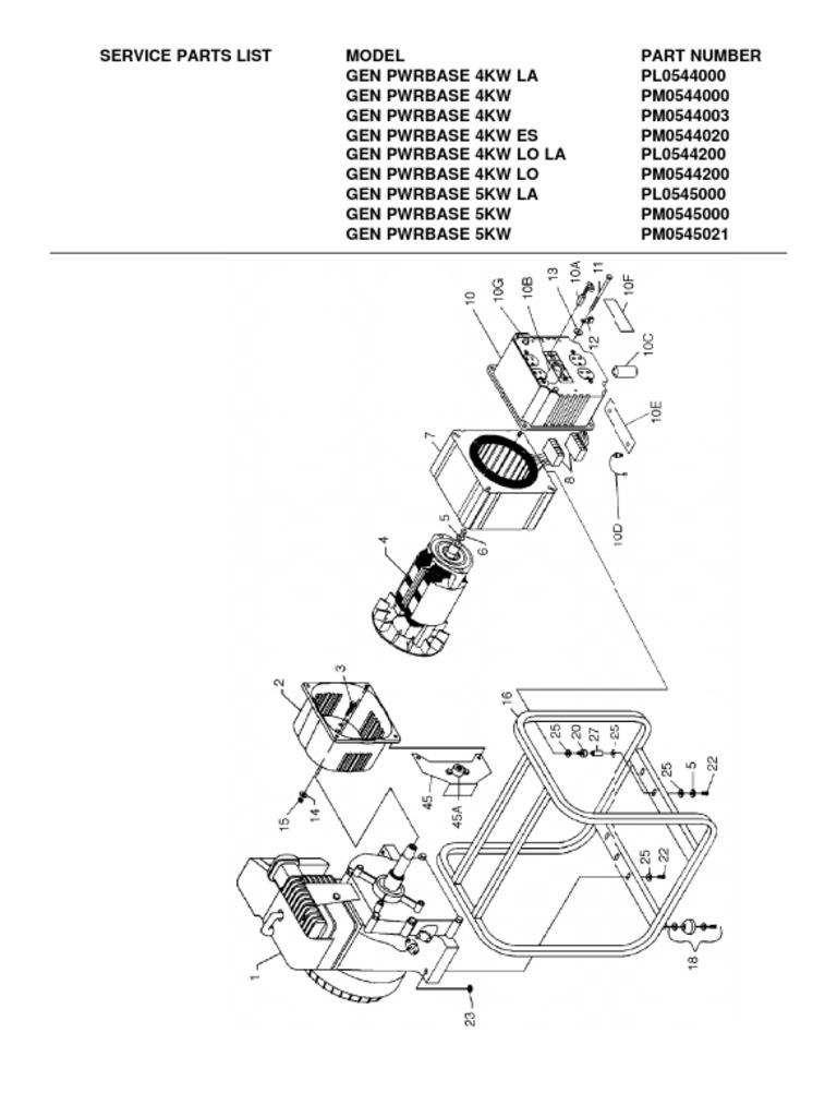 Generator Parts PDF Electrical Components Electronic Engineering