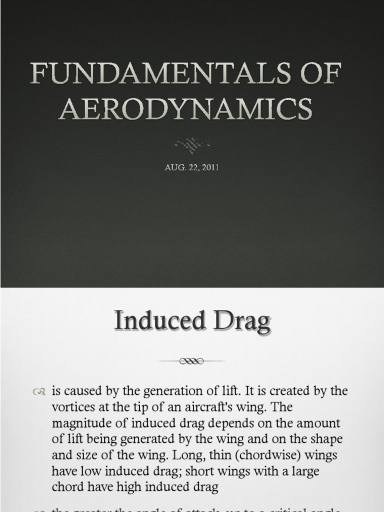 Induced and Parasite Drag Explained | PDF | Drag (Physics) | Lift (Force)
