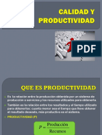 calidad y productividad