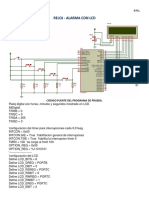 RELOJ ALARMA LCD PIC