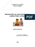 PREPARACIÓN DE SOLUCIONES EN EL LABORATORIO CLÍNICO - Guía Práctica