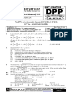 XII Maths DPP (18) - Prev Chapsfffffffffffff