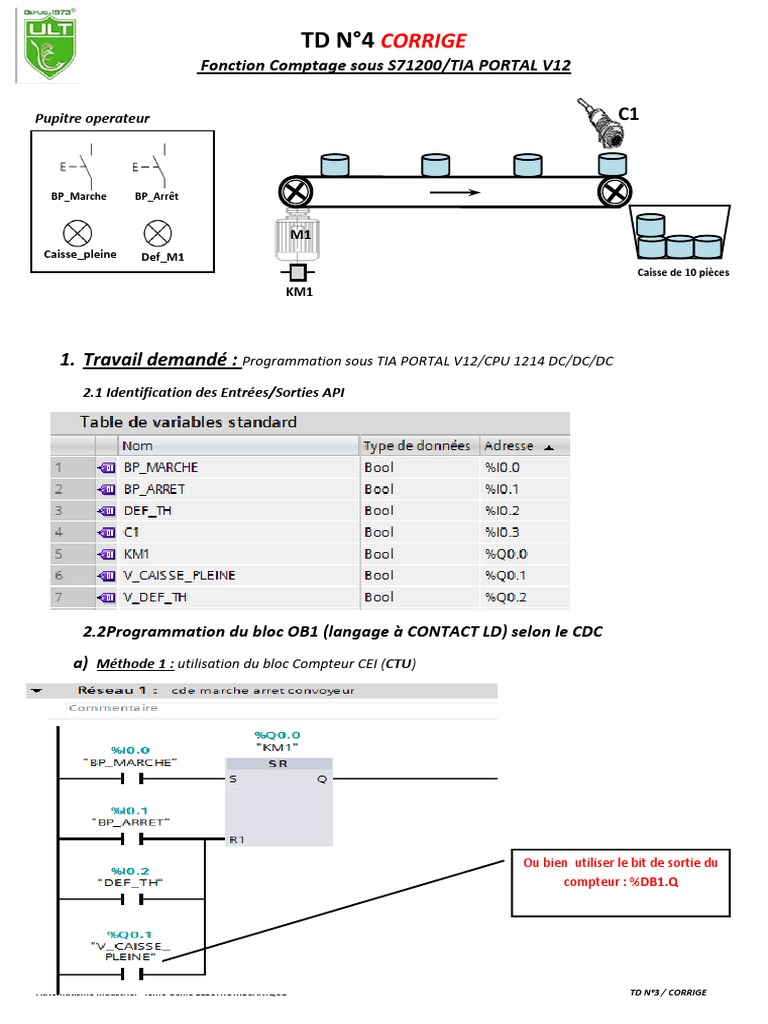 Programmation TIA Portal: Comptage API | PDF | Ingénierie informatique ...