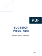 SUCESIÓN INTESTADA en Sede Notarial