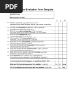 1.simple Interview Evaluation Form Template