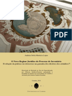 O Novo Regime Juridico Do Processo de Inventario. Evolucao Da Pratica Ou Retrocesso Na Garantia Dos Direitos Dos Cidadaos