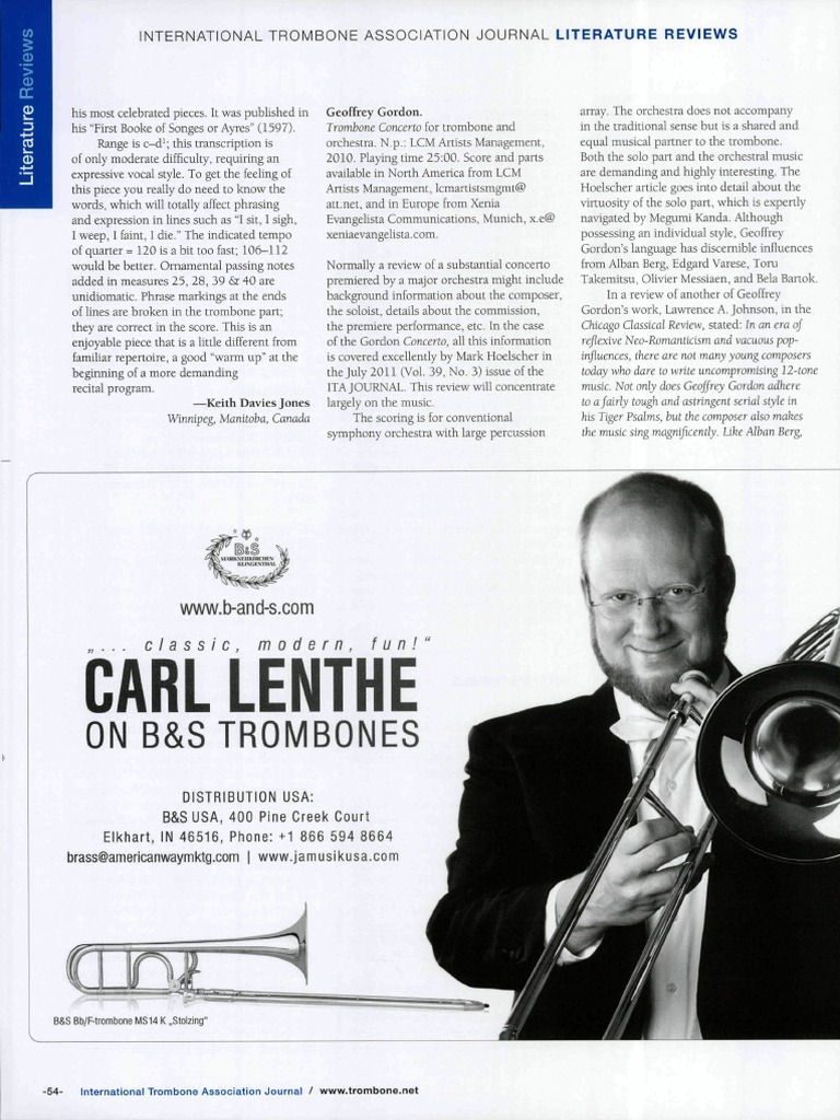 Repertoire 2 Trombone PDF Trombone Orchestras