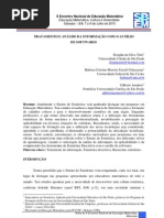 TRATAMENTO E ANÁLISE DA INFORMAÇÃO COM O AUXÍLIO DE SOFTWARES