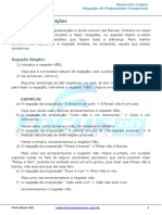 Negação de Preposição Simples e Composta - 002645