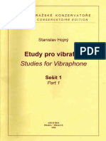 Studies For Vibraphone - Stanislav Hojný-1 PDF