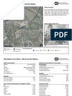 Rail Station Fact Sheet - 8th & Corinth Station