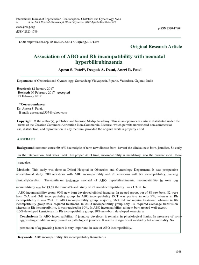 Rh incompatibility pathophysiology picture
